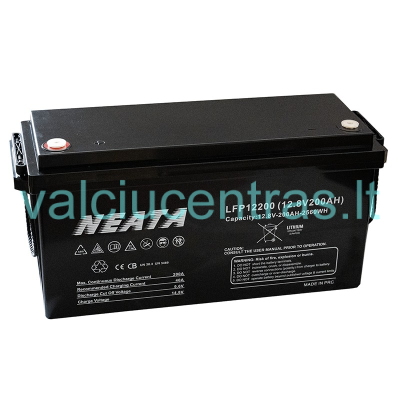 NEATA 12V/200Ah LITHIUM BT akumuliatorius